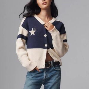 NWT Daily Practice Quarterback Cardigan Sweater